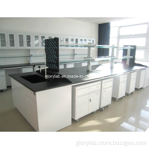 Steel Centre Bench Lab Furniture (JH-SL009)